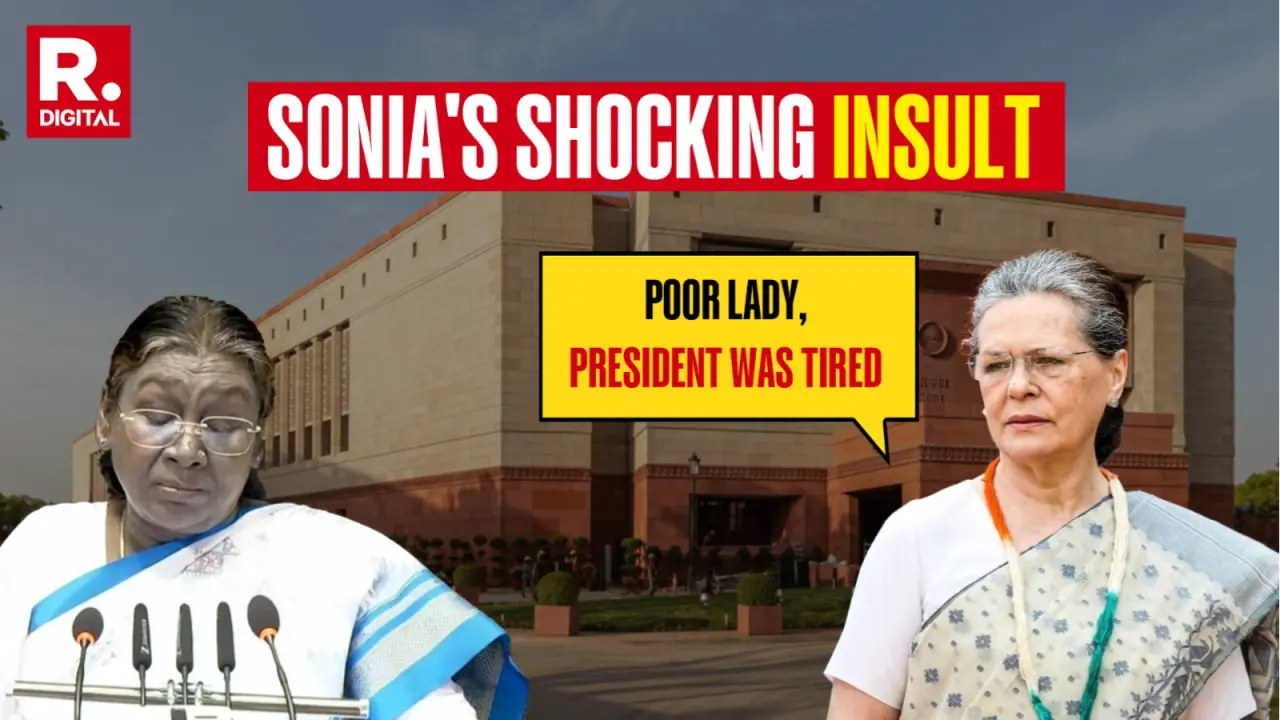 Sonia Gandhi Insults President of India
