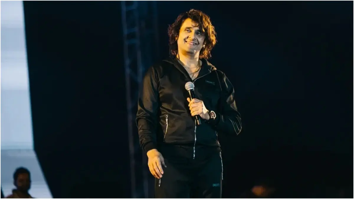 Sonu Nigam performed in Bengaluru recently