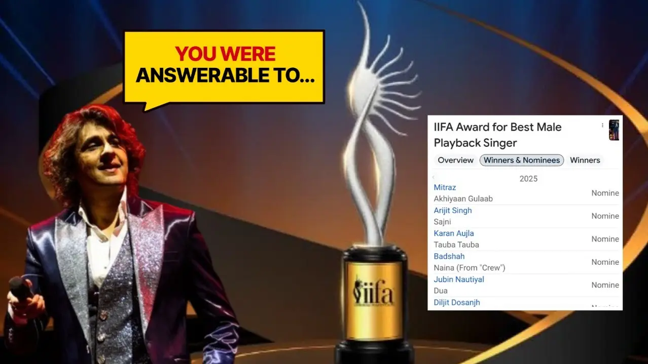 Sonu Nigam Launches Scathing Attack On IIFA 2025 For Excluding Him From Nominations, Blames 'Rajasthan Bureaucracy' Sonu Nigam's dig at IIFa 2025