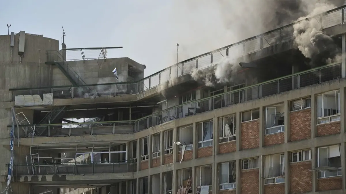 Iranian Strike On Beersheba Hospital 'War Crime', Says Israeli Foreign Minister Soroka Medical Centre, Beersheba, Israel