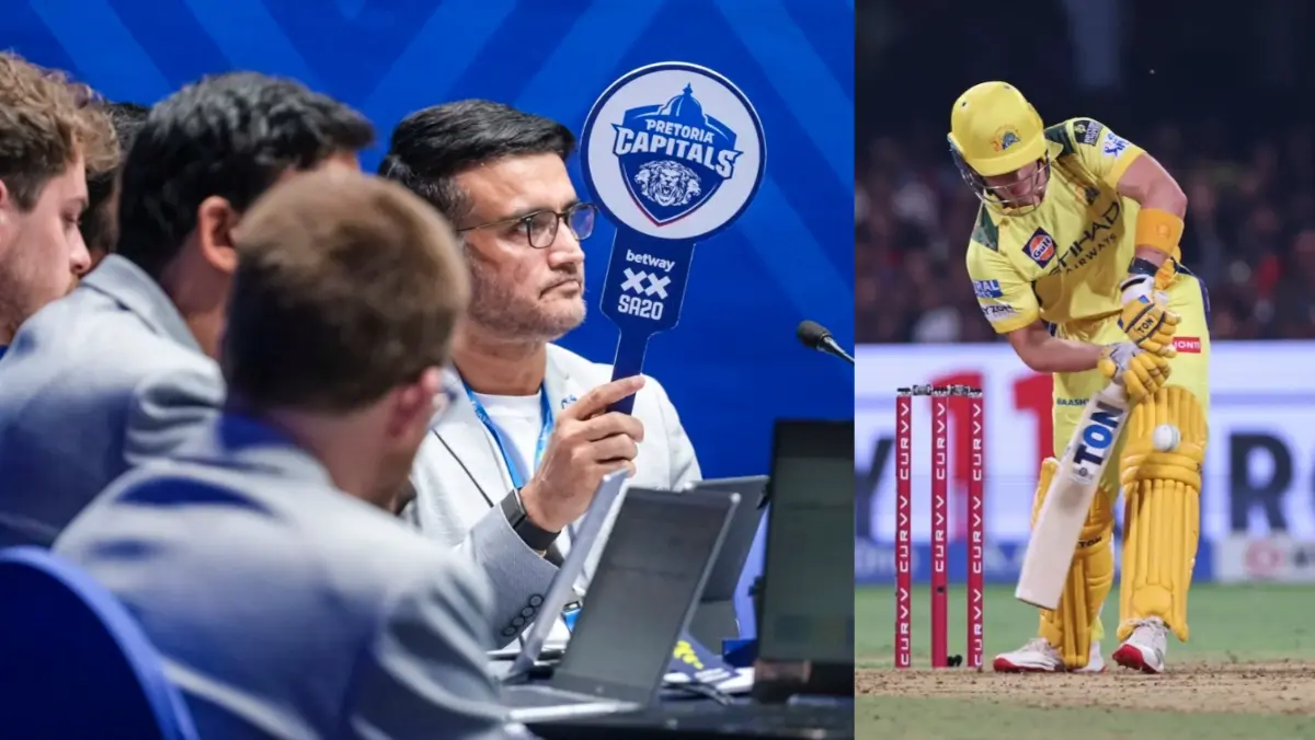 SA20 Auction: Pretoria Capitals Break The Bank For CSK Youngster, Here Are The Complete Squads For South Africa's Premier T20 Tournament Sourav Ganguly and Dewald Brevis