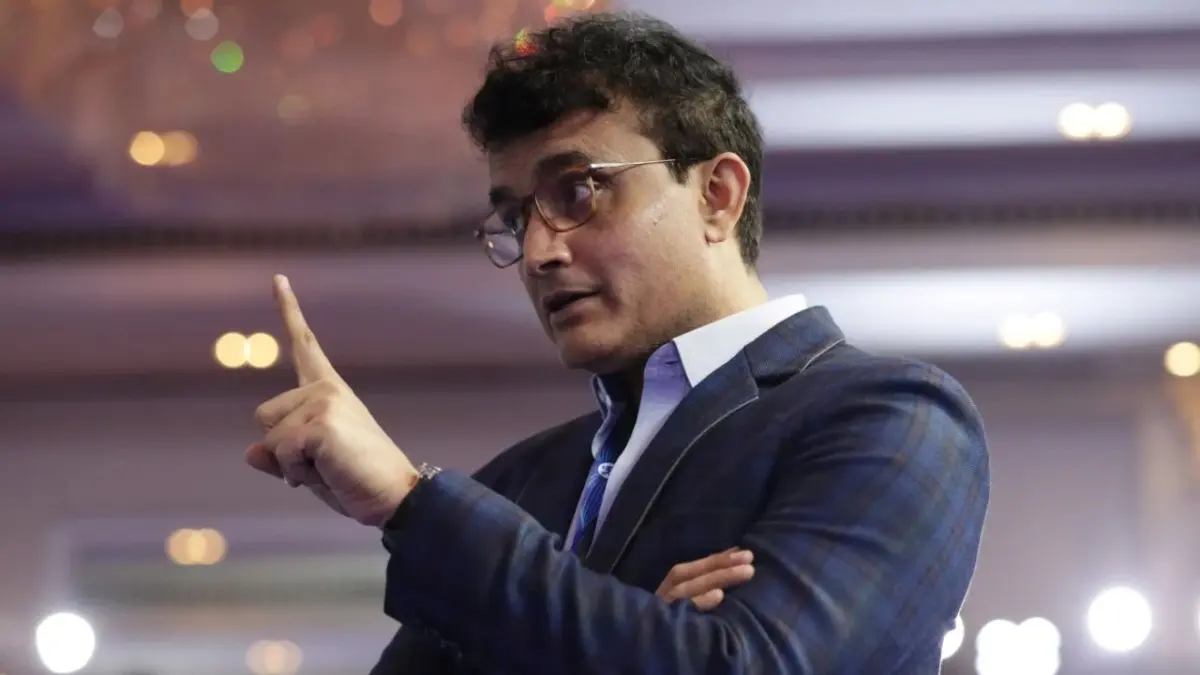 Sourav Ganguly during a BCCI event