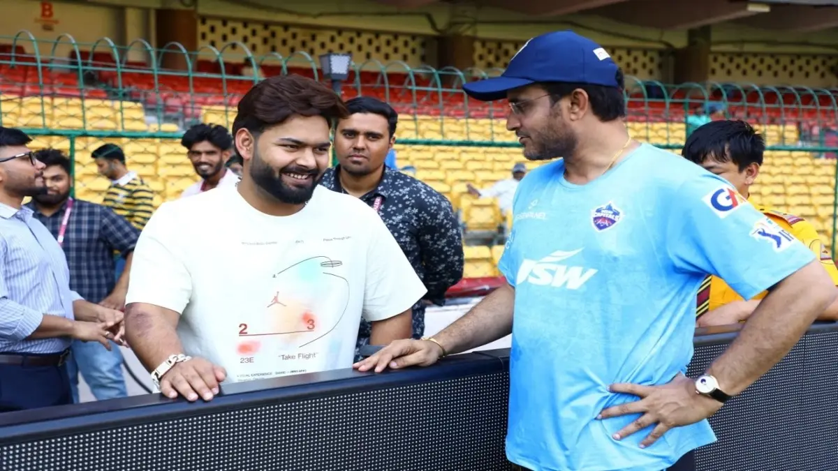 IND vs ENG: Sourav Ganguly's Unfiltered Take On Rishabh Pant's Test Credentials- 'It's Not That Difficult To...' Sourav Ganguly shares a moment with Rishabh Pant