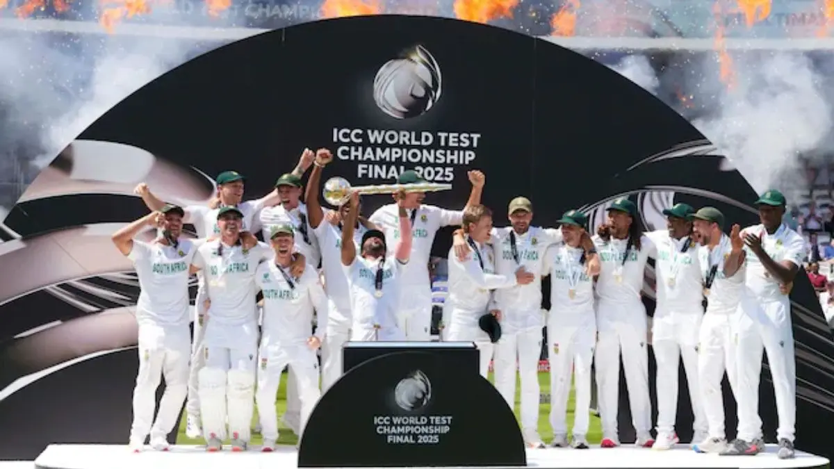 South Africa created a record by defeating Australia in the WTC Final