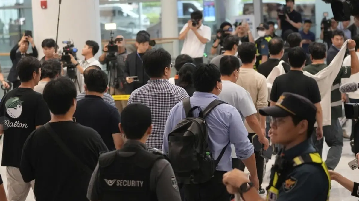 South Korean Workers Released After Days of Detention in Georgia Return Home South Korean Workers Released After Days of Detention in Georgia Return Home