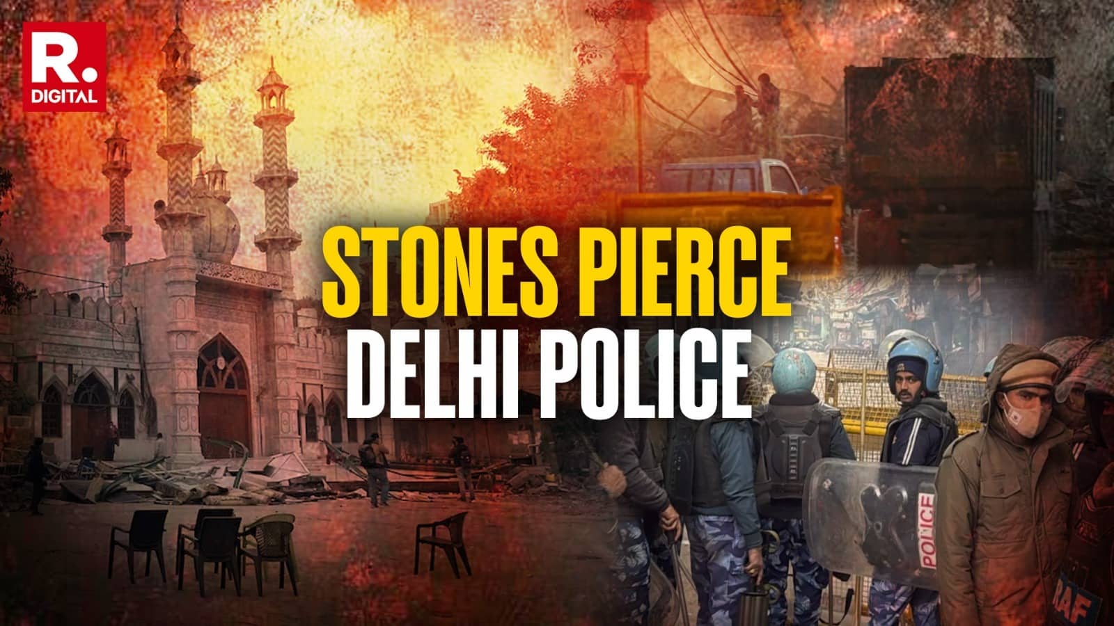 SP MP Mohibbullah Nadvi Spotted at Turkman Gate Demolition Site as Stones Pelted at Police