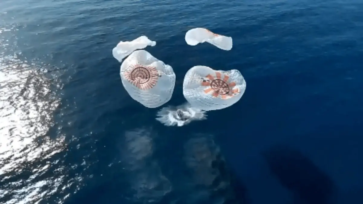 SpaceX Astronauts Complete Historic Splashdown Off California Coast After First Polar Exploration