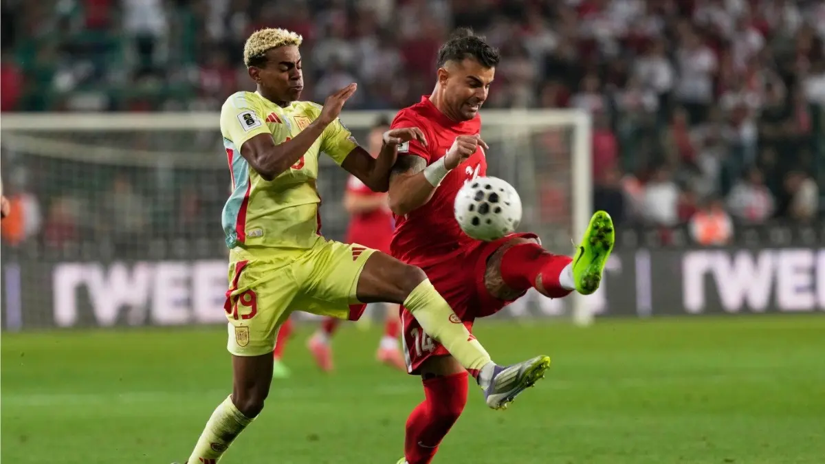 Injury Concerns Mount For FC Barcelona With Lamine Yamal Ruled Out Of Next La Liga Fixture Against Valencia Spanish youngster Lamine Yamal in action during World Cup qualifying round against Turkey