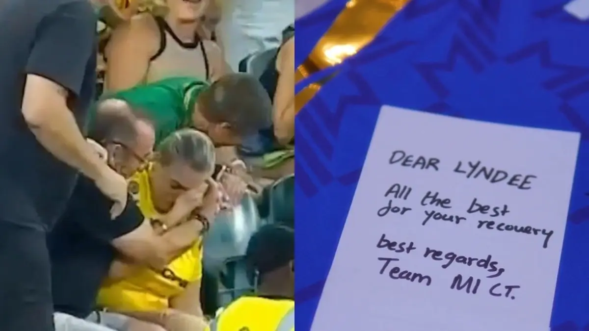 Spectator Gets Struck By Ryan Rickelton's Monstrous Six During SA20 Clash; SA Cricketer Expresses Regret, Sends Autographed Jersey Spectator Gets Struck By Ryan Rickelton's six