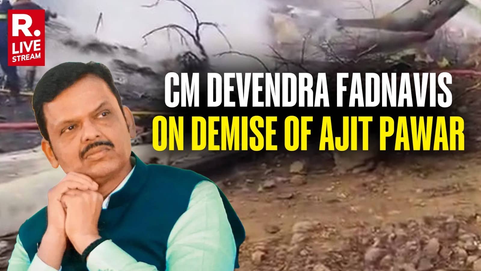 'Speechless,' CM Fadnavis to Visit Baramati, Terms Tragedy 'Unprecedented Loss' 