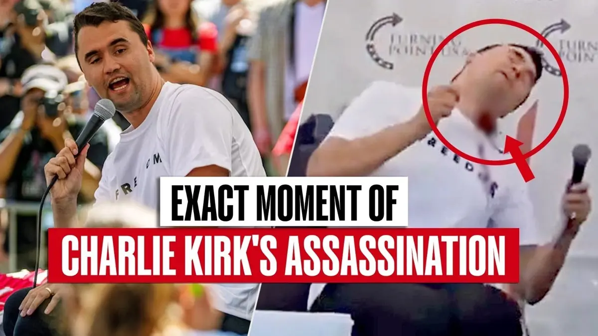 Spine-Chilling Moment: Charlie Kirk Shot by Rooftop Sniper in Dark Clothing; Suspect Now in Custody, Says FBI