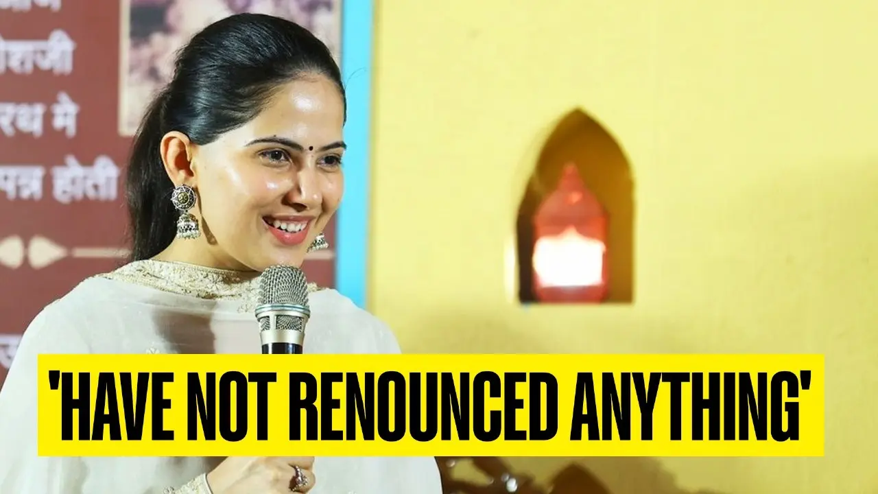 'Normal Girl' Jaya Kishori Defends Herself Amid Trolling For Carrying ₹2 Lakh Dior Bag: Not A Sadhvi Spiritual leader Jaya Kishori was trolled for carrying a Dior bag