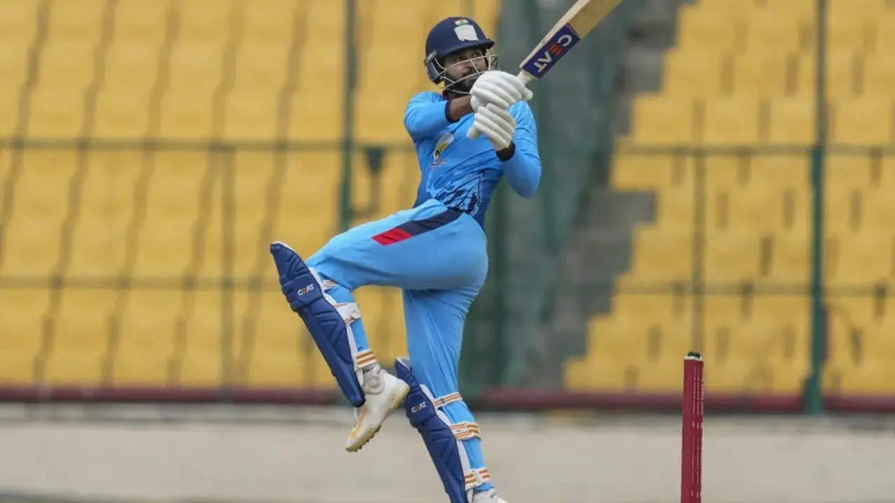 sreejit innings overshadowed shreyas iyer stormy century karnataka defeated mumbai in vijay hazare trophy