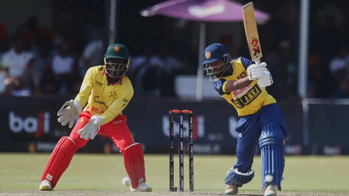 Sri Lanka's Preparations For Asia Cup 2025 Marred After Suffering Heavy 5-Wicket Loss To Zimbabwe In 2nd T20I Sri Lanka batter Dushan Hemantha in action against Zimbabwe in the 2nd T20I
