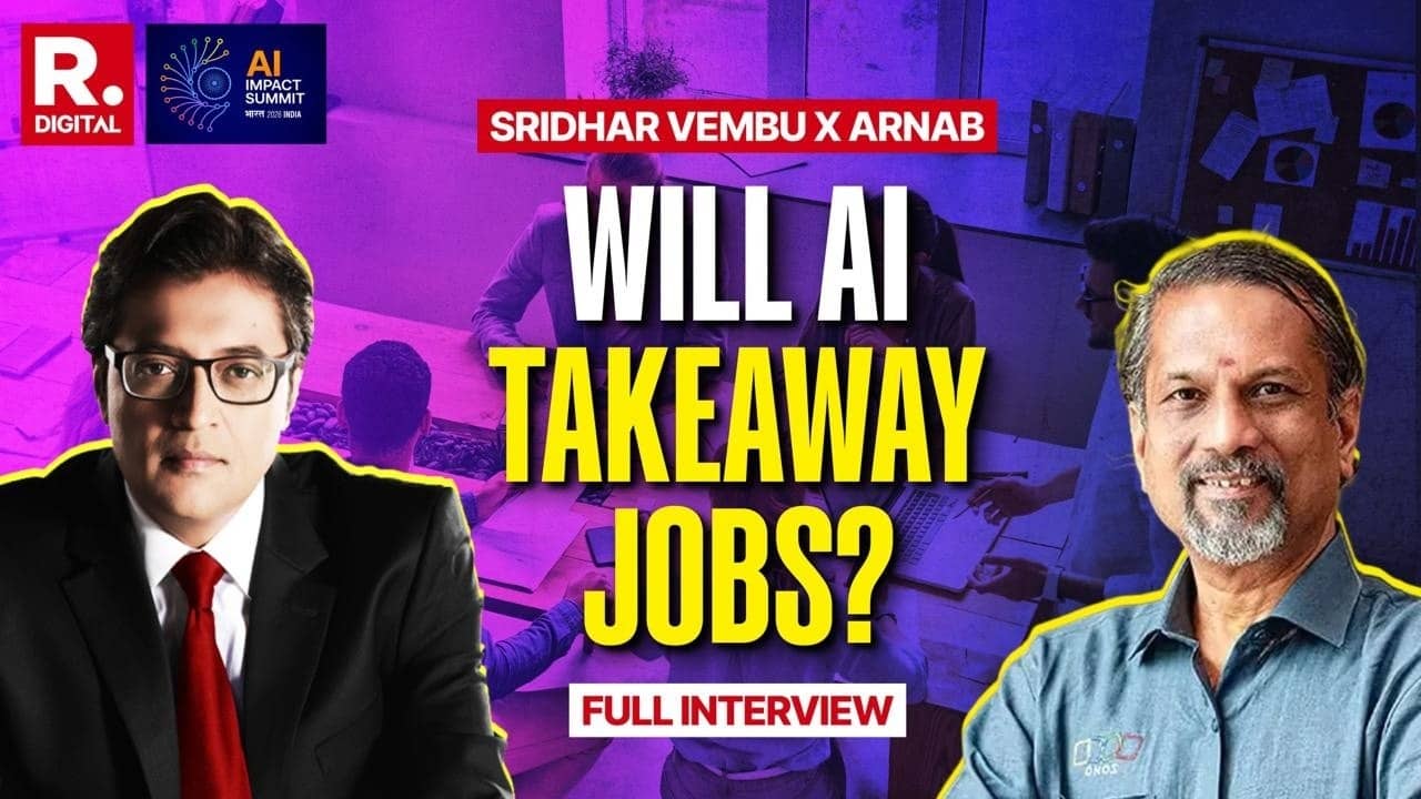 Sridhar Vembu X Arnab