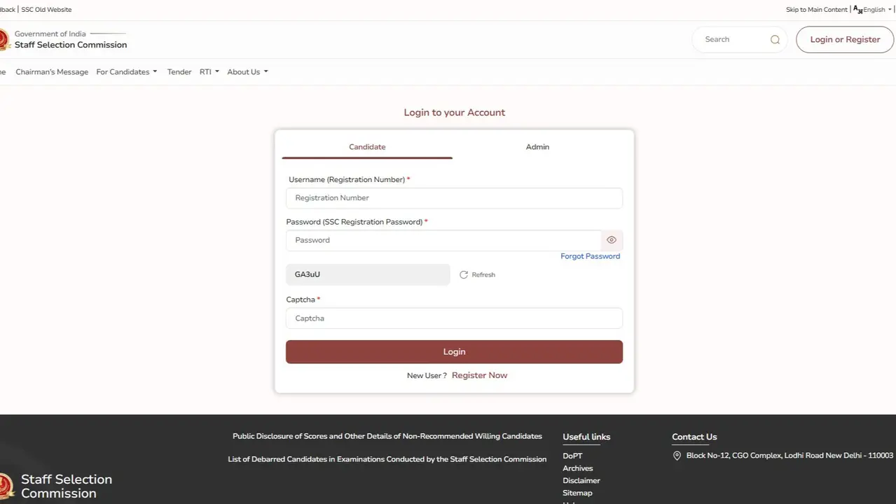 SSC Stenographer Admit Card 2025 Out at ssc.gov.in, Here's How to Download SSC Stenographer Admit Card 2025 Out