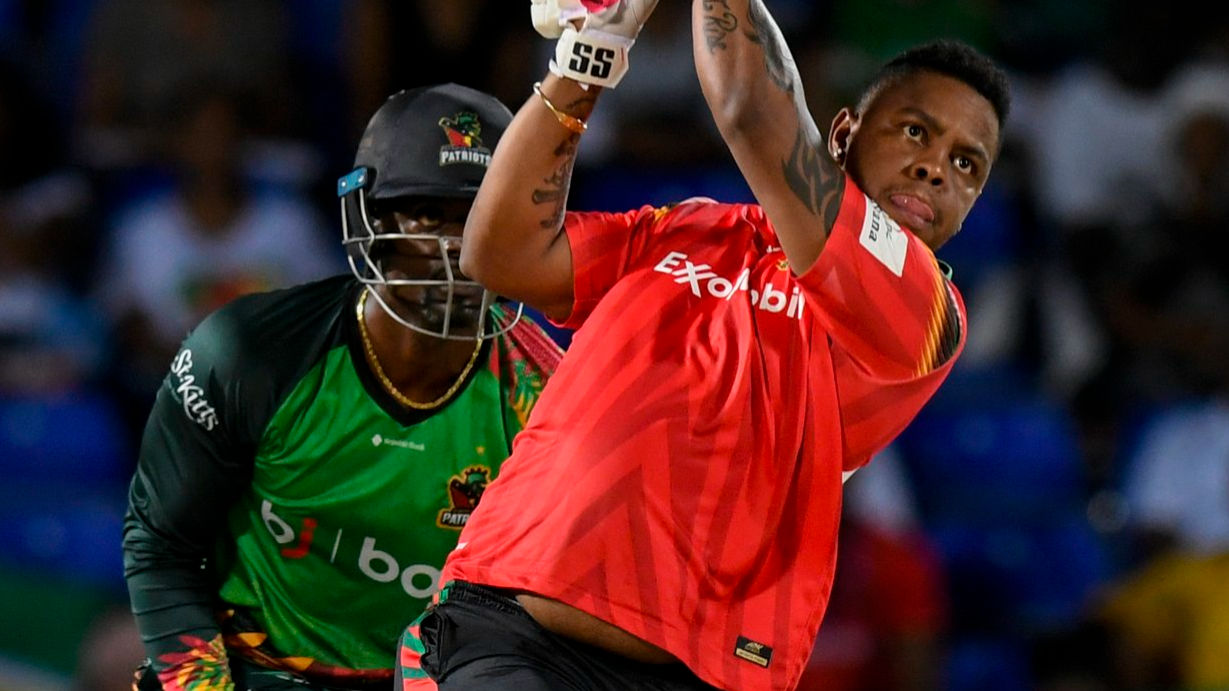 42 sixes hit in St Kitts and Nevis Patriots vs Guyana Amazon Warriors CPL T20 Match