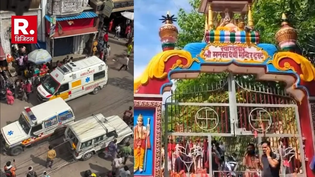 Stampede at Haridwar's Mansa Devi temple, 7 devotees killed, many injured