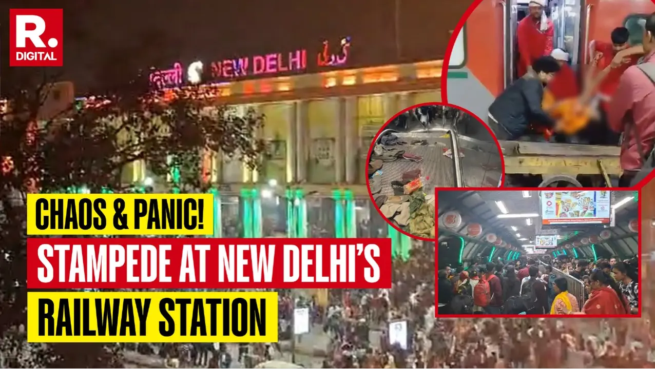 Photos, Videos Show Clothes, Bags Lie On Ground After Stampede At New Delhi Station Stampede occurred at New Delhi Railway station