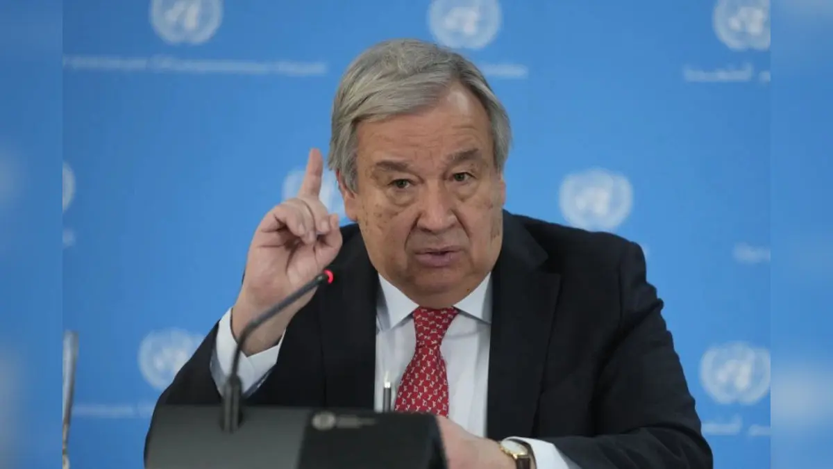 'Statehood For Palestinians is a Right, Not a Reward': UN Secretary-General Antonio Guterres "Statehood for Palestinians is a right, not a reward": UN Secretary-General Antonio Guterres