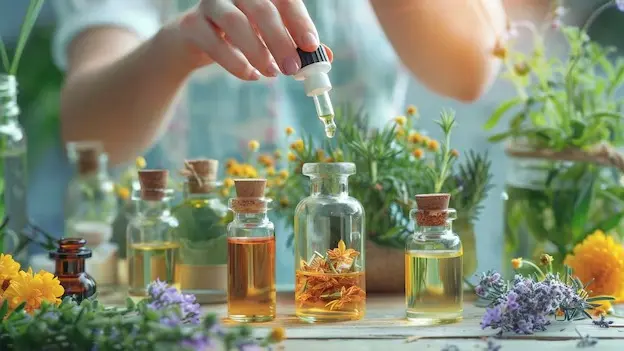 Step-by-step process for making essential oils