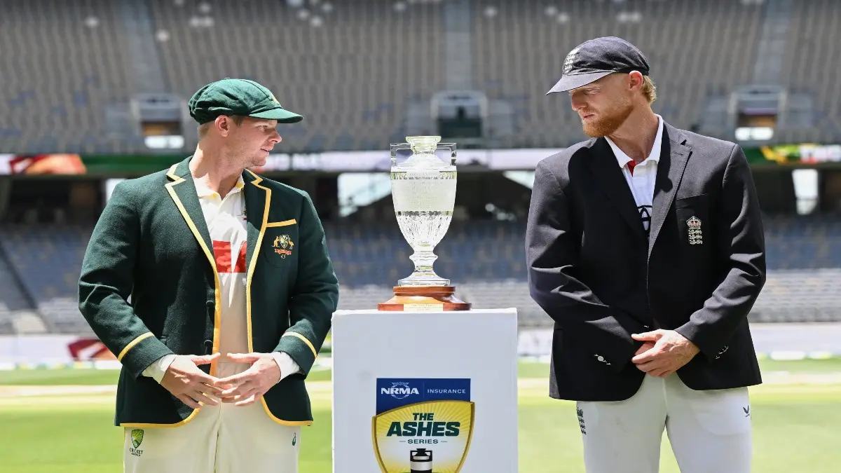 Ashes 2025: Ben Stokes-led England Opt Not To Confirm Playing XI For Perth Test Against Australia - Report Steve Smith and Ben Stokes strike a pose