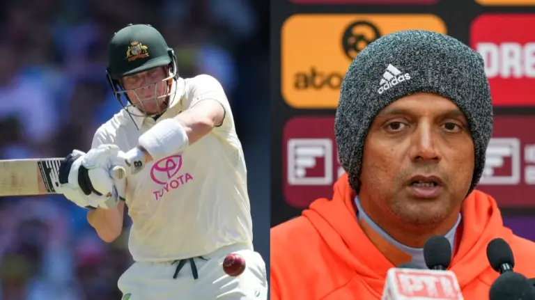 Steve Smith and Rahul Dravid