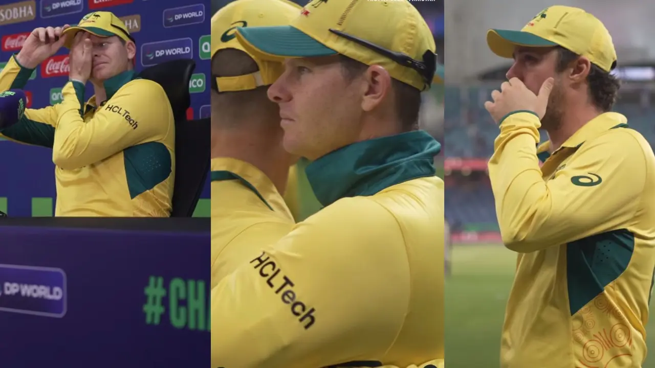 Steve Smith and Travis head get Emotional After Losing Champions Trophy Semifinal Against India
