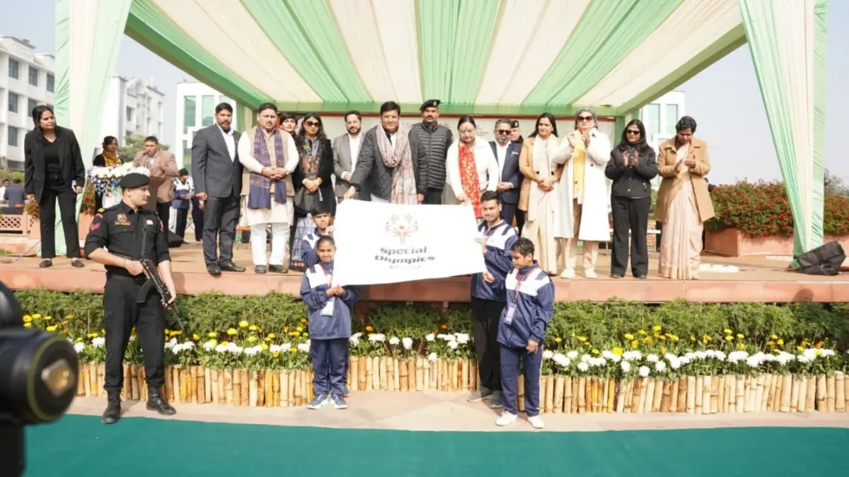 Still from the National Futsal Championship in Faridabad