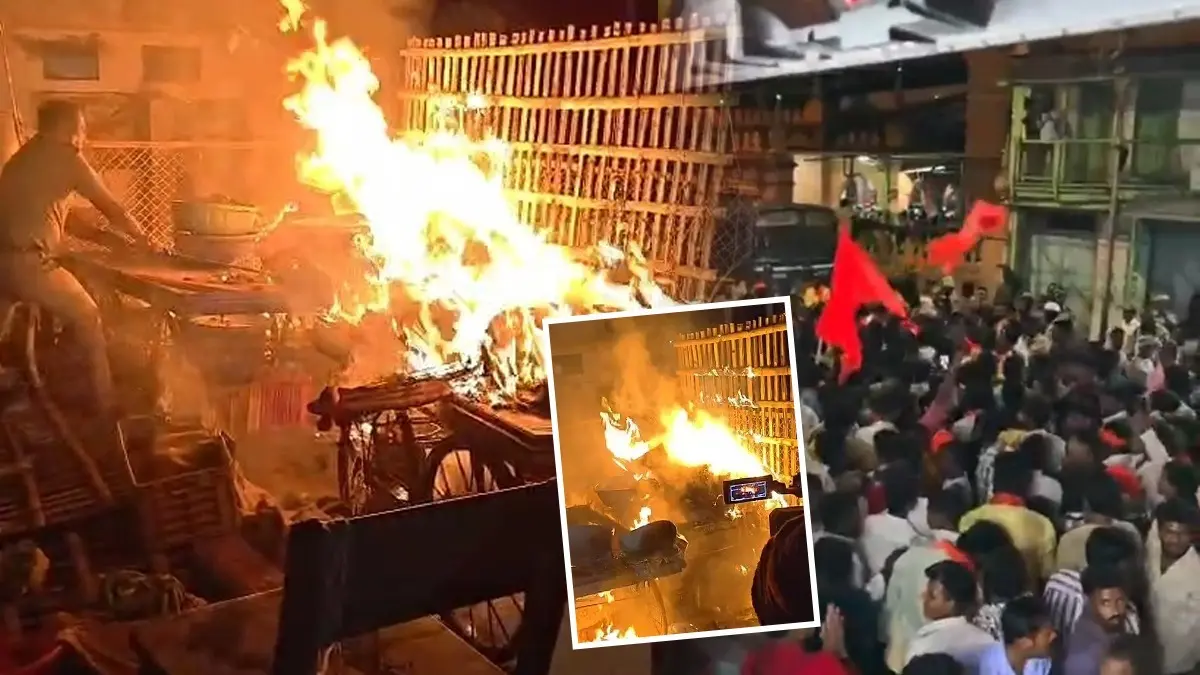 Stone-Pelting During Shivaji Jayanti Procession Sparks Tension in Karnataka's Bagalkot, Section 163 Imposed Stone-Pelting During Shivaji Jayanti Procession Sparks Tension in Karnataka's Bagalkot, Section 163 Imposed