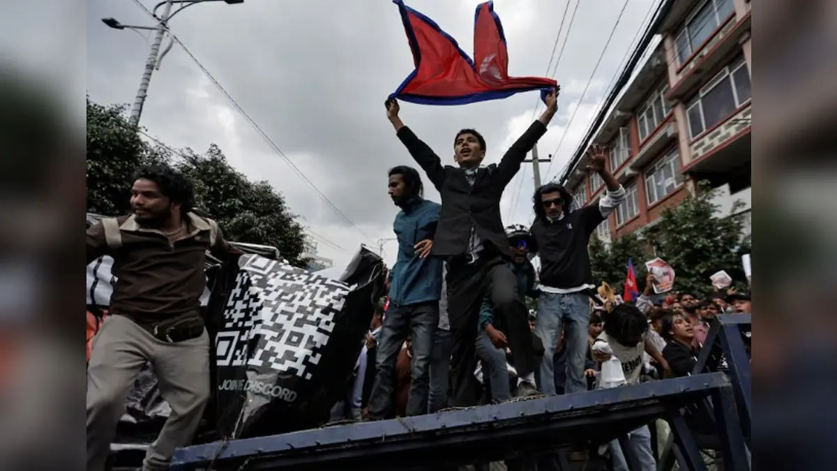 ‘Stop Corruption, Not Social Media’: Gen Z Protesters Lead Revolt in Kathmandu Against Oli Govt's Social Media Ban, Curfew Imposed ‘Stop Corruption, Not Social Media’: Gen Z Protester Leads Revolt Against Social Media Ban in Kathmandu, Curfew Imposed