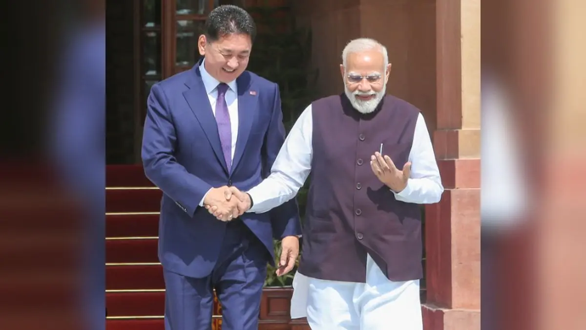 Strategic Partnership On Mind, Mongolian President Khurelsukh Ukhnaa Calls On PM Modi