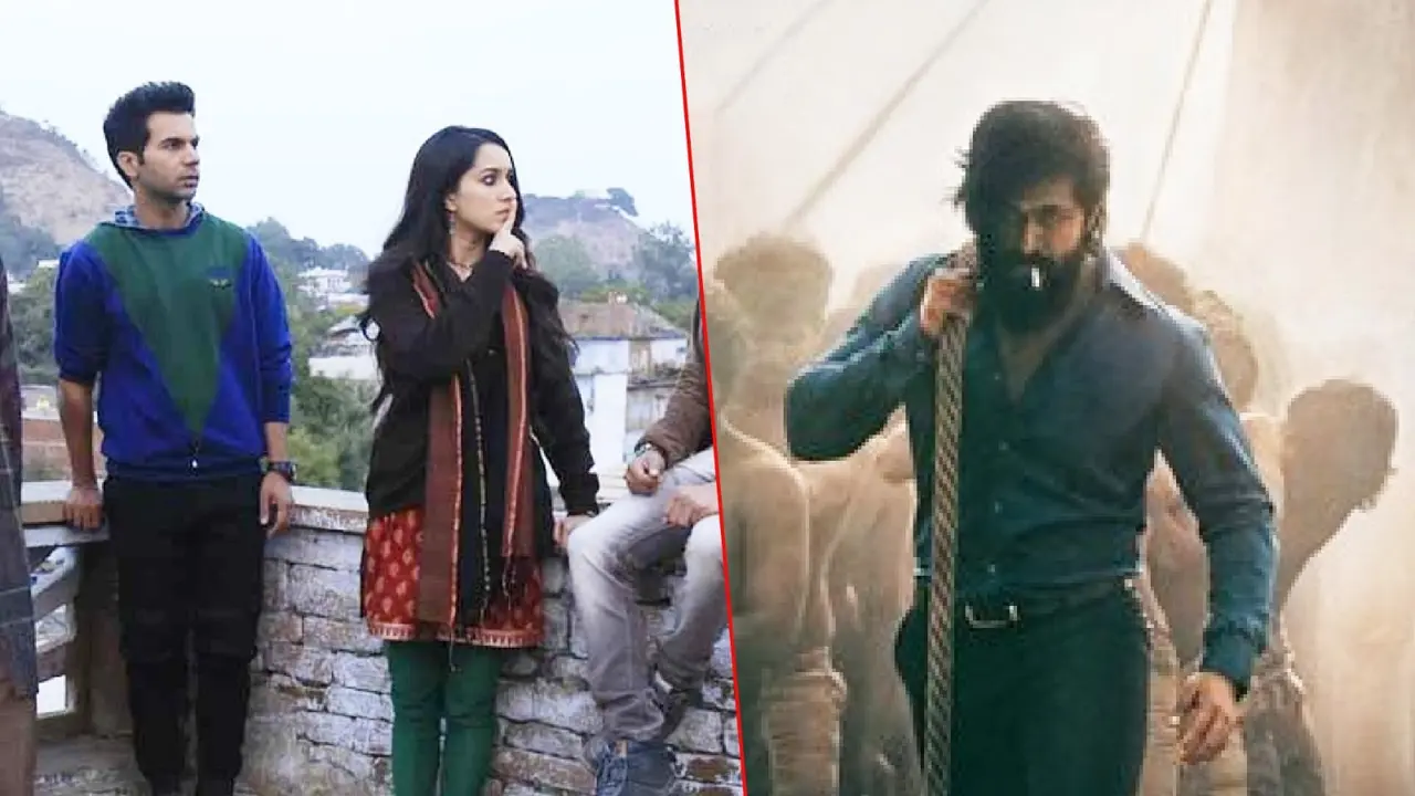 Stree 2 Box Office Day 7 (Including Previews): Film Bags 5th Spot In List Of Top Week 1 Grossers Stree 2 poster (L), KGF 2