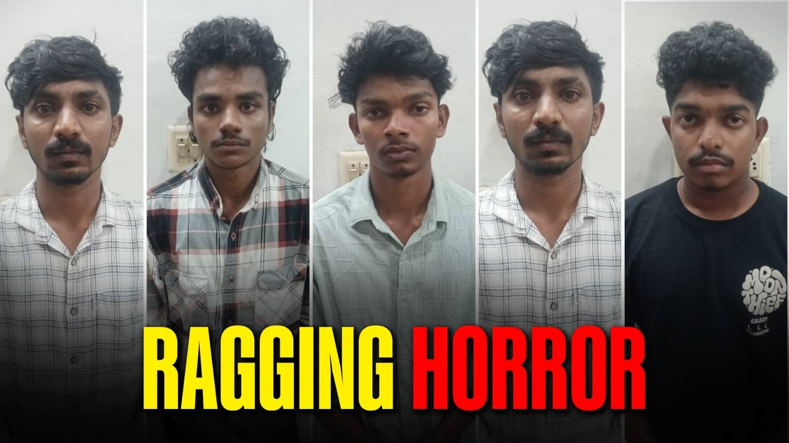 Strip Naked, Dumbbells Hung From Private Parts: 5 Third-Year Students Arrested for Allegedly Ragging Juniors in Kerala