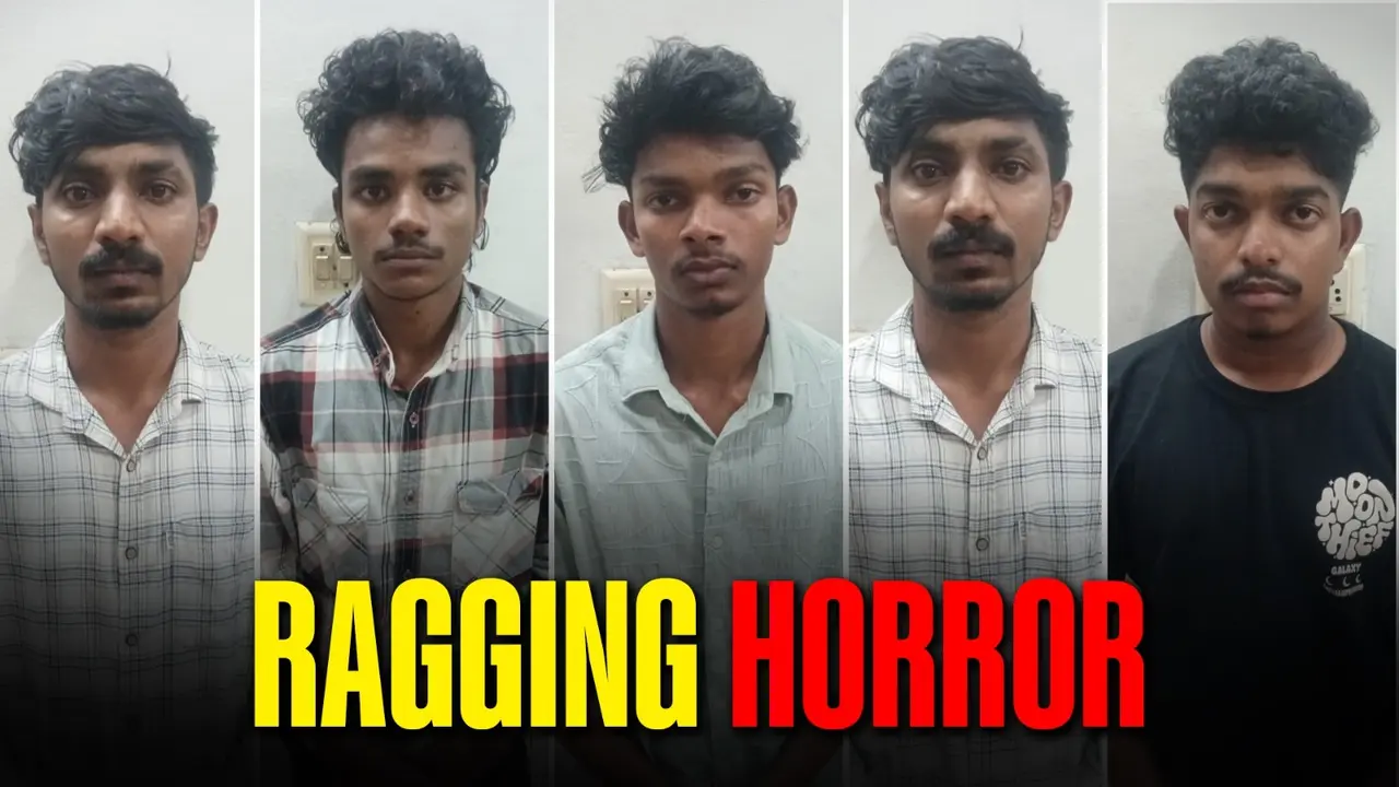 Strip Naked, Dumbbells Hung From Private Parts: 5 Third-Year Students Arrested for Allegedly Ragging Juniors in Kerala