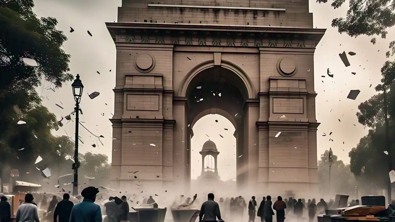 दिल्ली में चलीं तेज हवाएं, अधिकतम तापमान 32.3 डिग्री सेल्सियस दर्ज Strong winds blew in Delhi