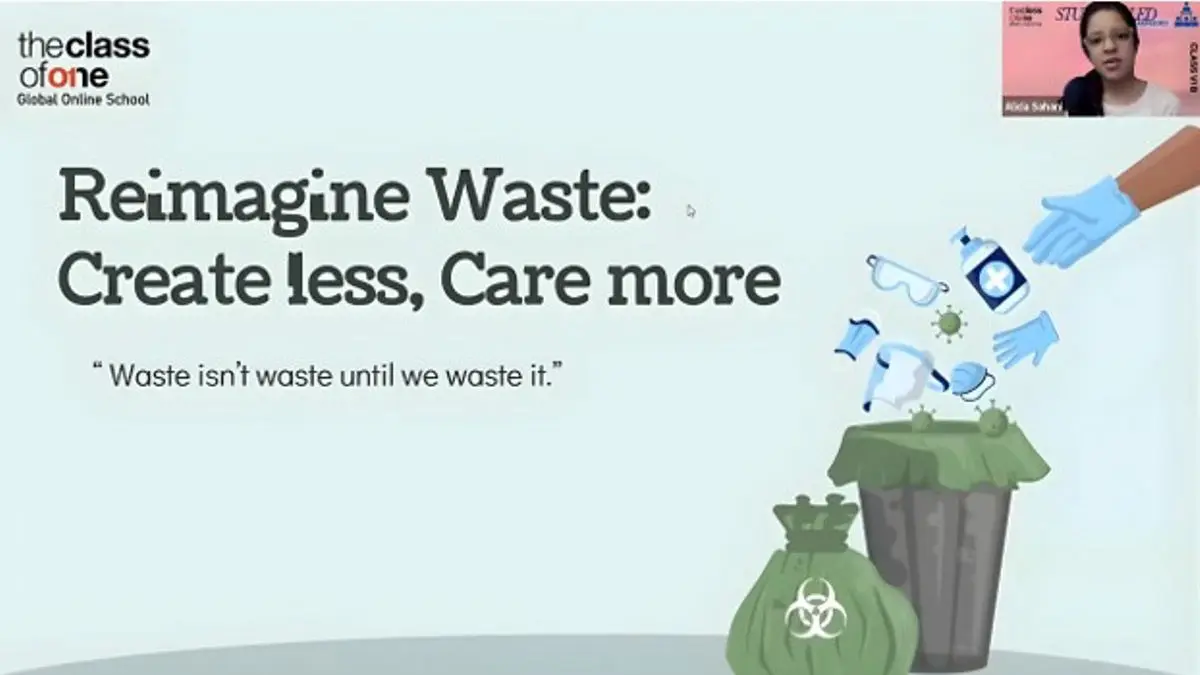 Students At The Class Of One Drive Sustainability Message Through Environmental Assembly Students At The Class Of One Drive Sustainability Message Through Environmental Assembly