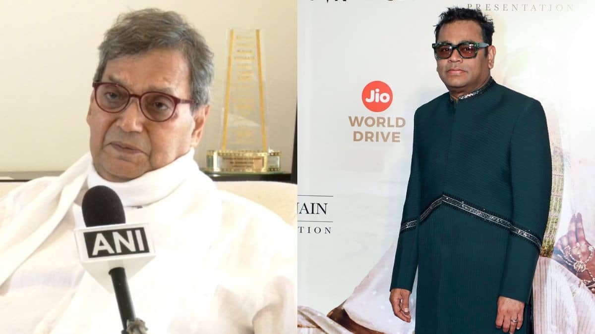 Subhash Ghai (L), AR Rahman (R)