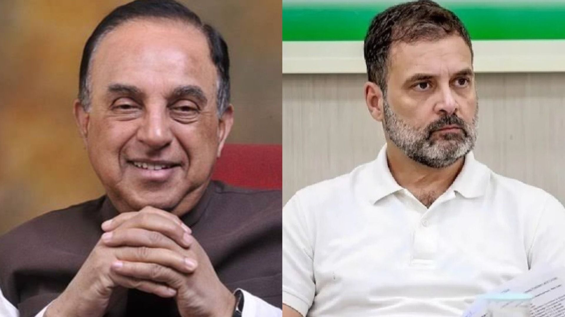 Subramanian Swamy Moves Delhi HC Over Rahul Gandhi's Citizenship ...