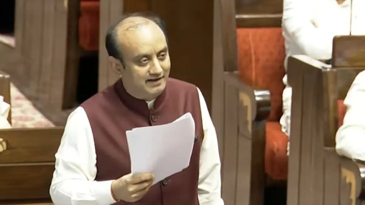 Sudhanshu Trivedi blunt statement in Rajya Sabha