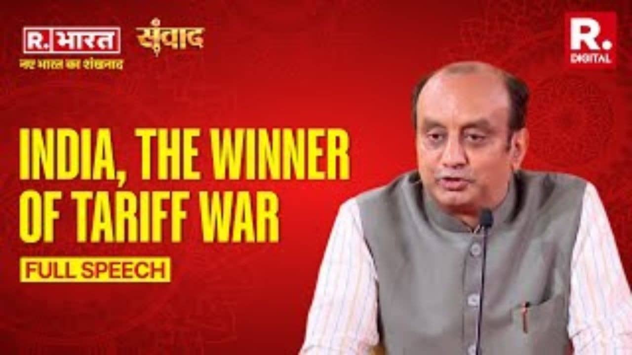 Sudhanshu Trivedi Addresses Republic Bharat Samwad
