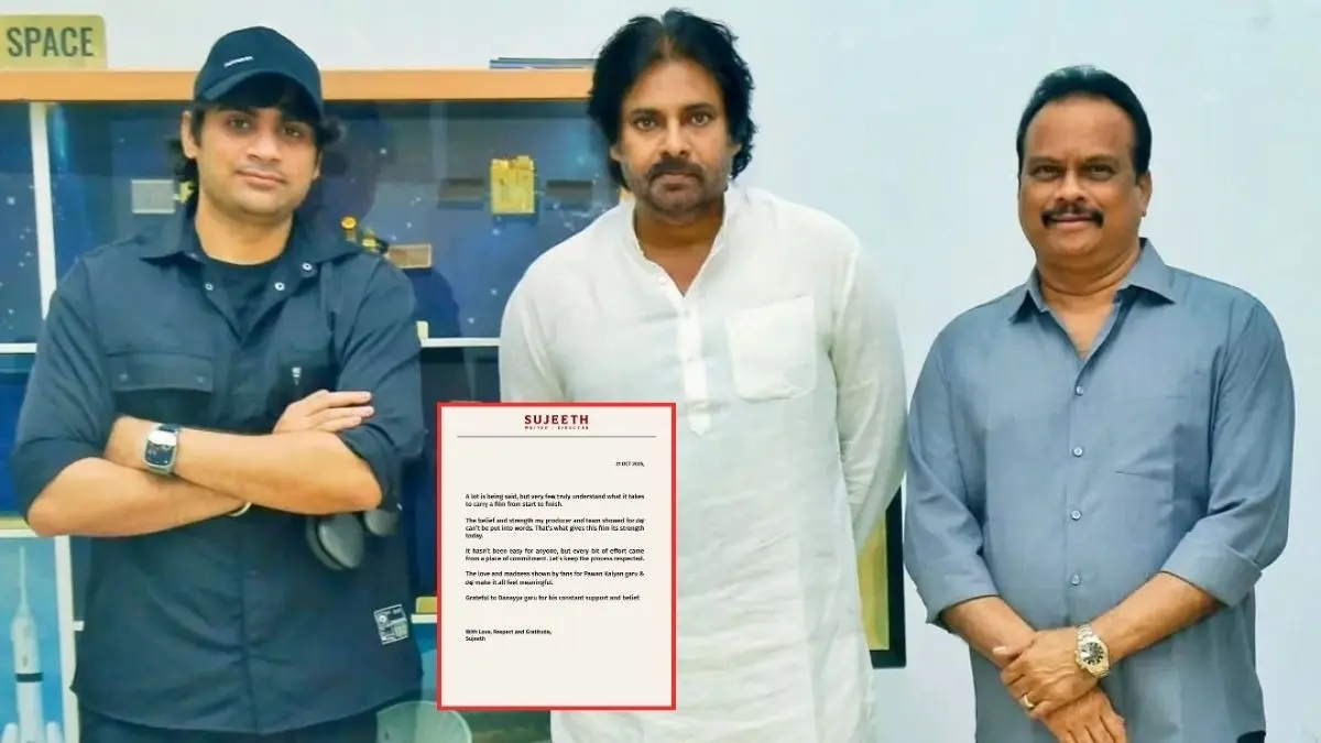 Sujeeth Issues Clarification Over Rift Rumours With DVV