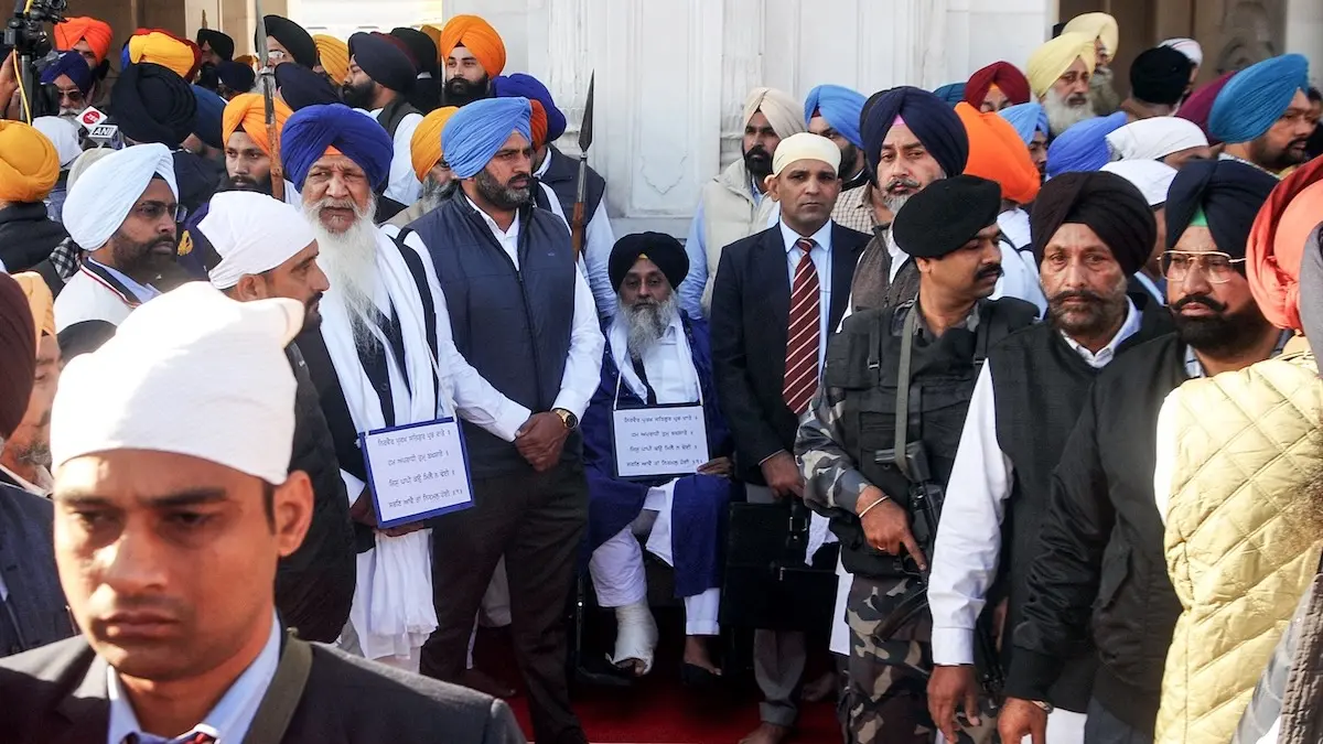 AAP Pushing Pak's Agenda In Punjab: Akali Dal After Attack On Sukhbir Badal Inside Golden Temple Sukhbir Singh Badal, Punjab, Golden Temple, Narian Singh Chaura