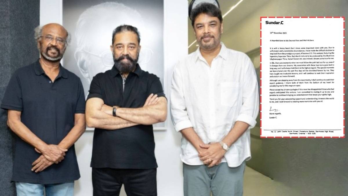 Sundar C exits Thaliavar 173