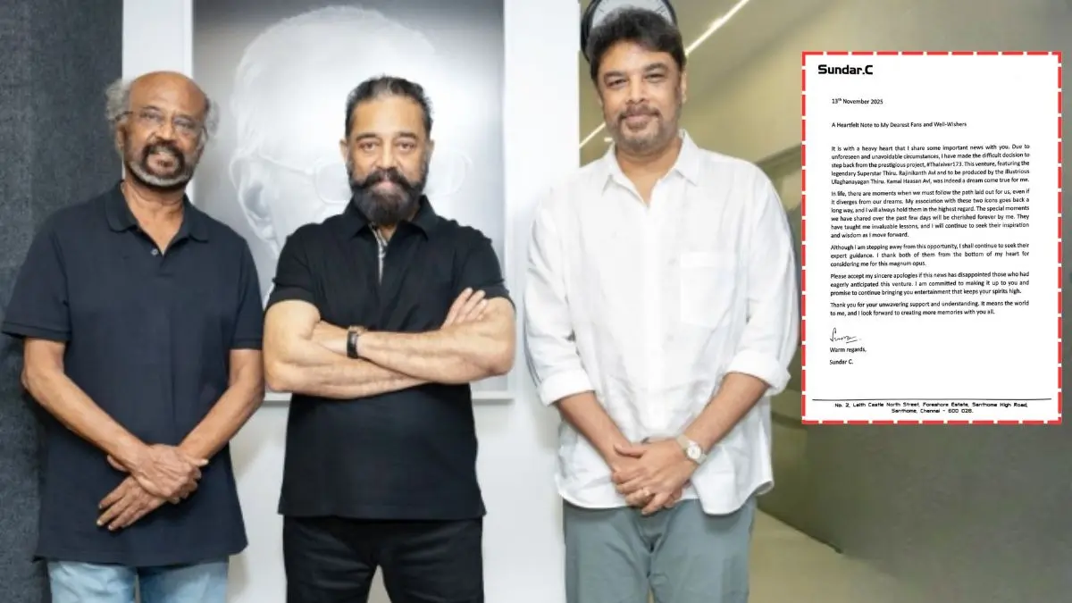 Sundar C exits Thaliavar 173