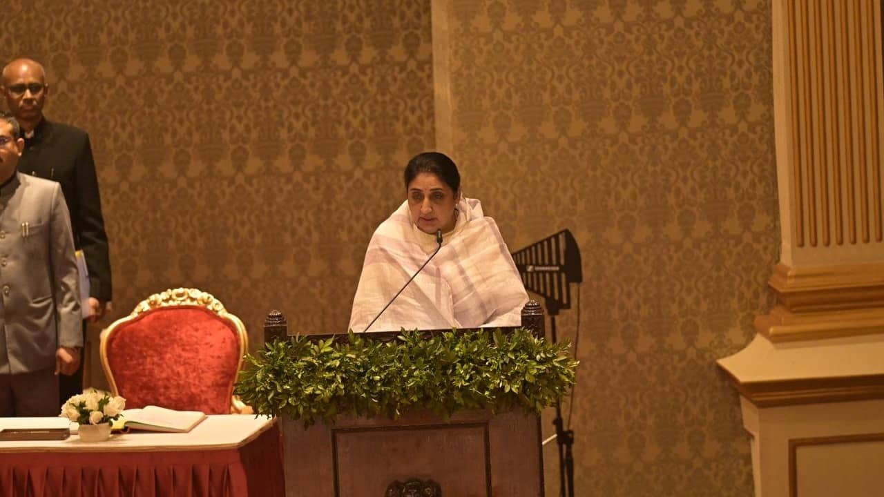 Sunetra Pawar Takes Oath As 1st Female Deputy Chief Minister Of Maharashtra After Husband Ajit Pawar's Death