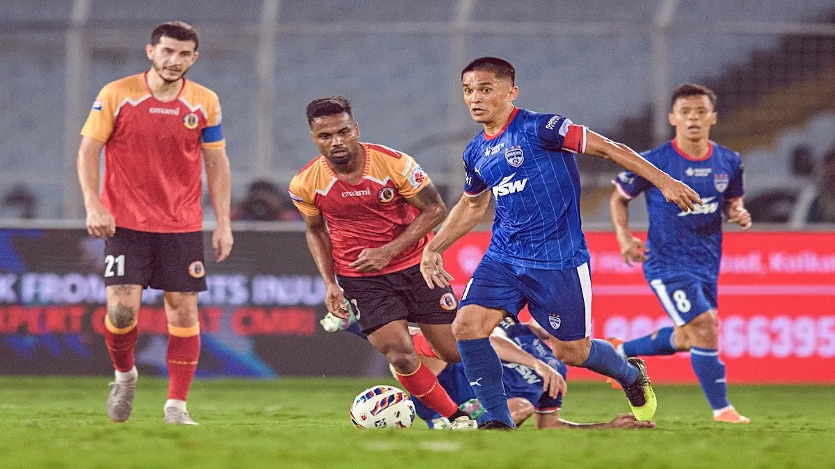 Amid Standoff, Indian Super League 2025-26 Likely To Kick Off In Last Week Of October: Report Sunil Chhetri in action for Bengaluru FC