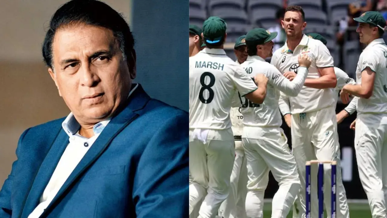 Sunil Gavaskar and Australia Team
