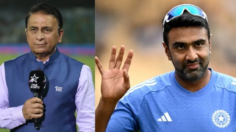 Sunil Gavaskar and R Ashwin