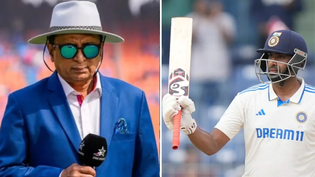 Sunil Gavaskar Lambasts English Media By Throwing Ashwin's Example on 'you can't bat here' Remark Sunil Gavaskar and Ravichandran Ashwin